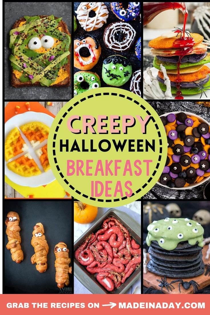 Cute & Spooky Halloween Breakfast Ideas