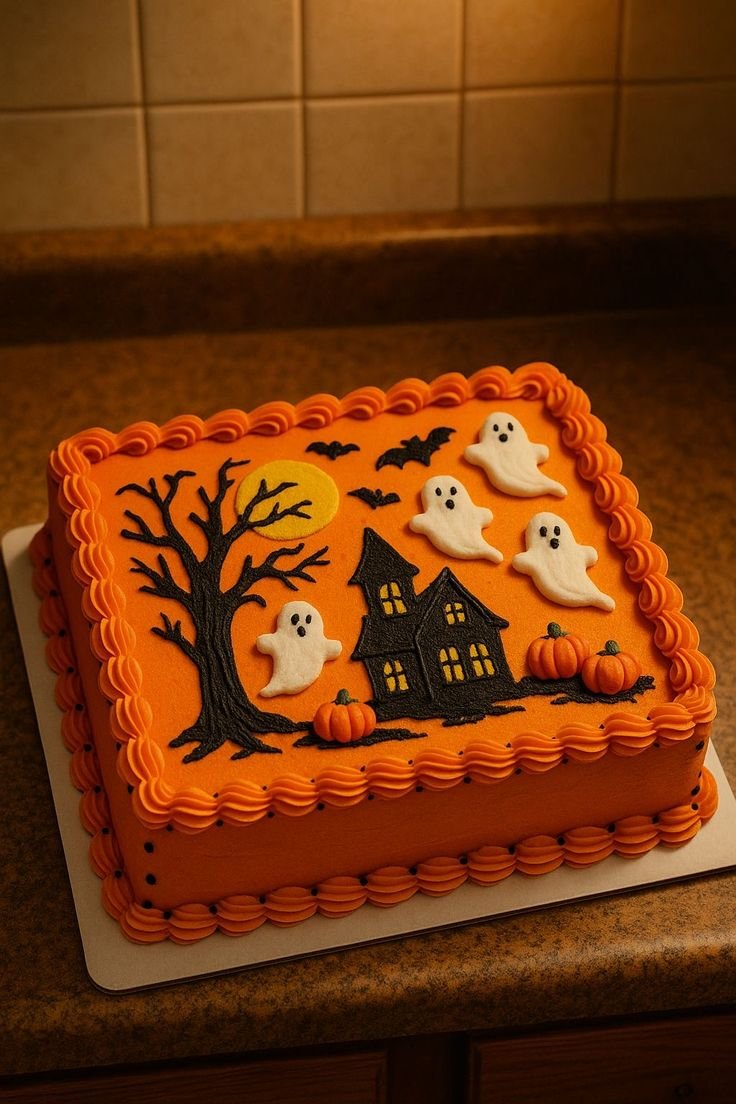 Ghost buster cakes | Ghostbuster bday cake, Vintage halloween cake ideas, Halloween cakes sheet cake