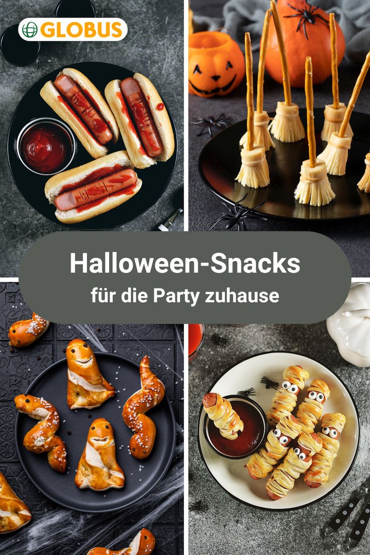 Halloween-Snacks für die Party zuhause