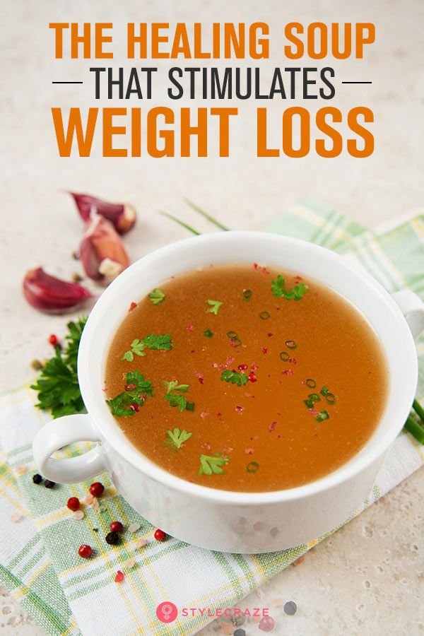 The Healing Soup: Full Of Ingredients That Stimulate Weight Loss!