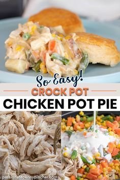 Easy Crockpot Chicken Pot Pie Recipe (A Few Shortcuts But DELICIOUS!)