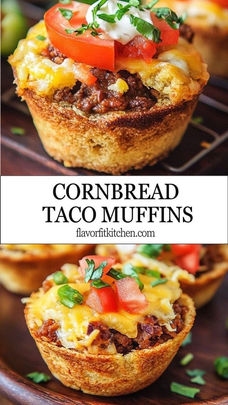 Cornbread Taco Muffins