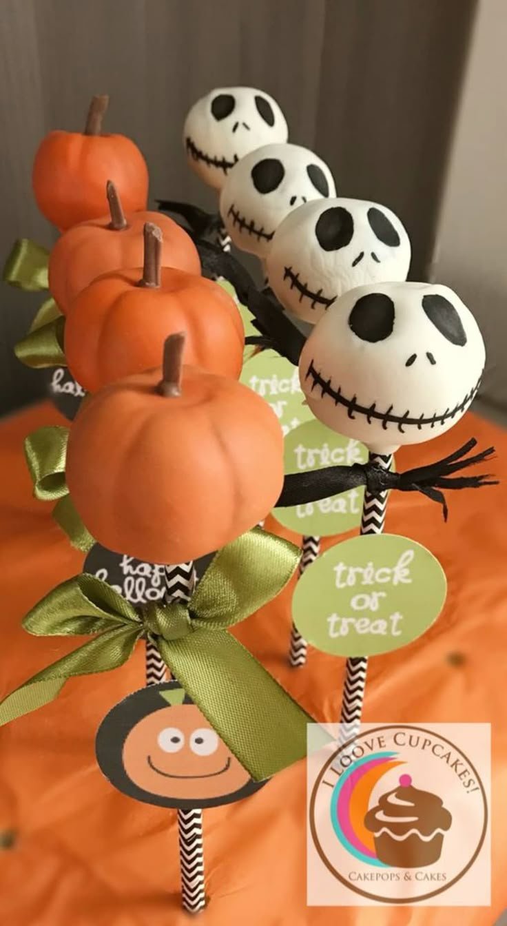 32 Creeptastic Halloween Party Food Ideas for Kids | Delishably | The nightmare before christmas cake pops, Nightmare before christmas cakepops, Halloween treats easy