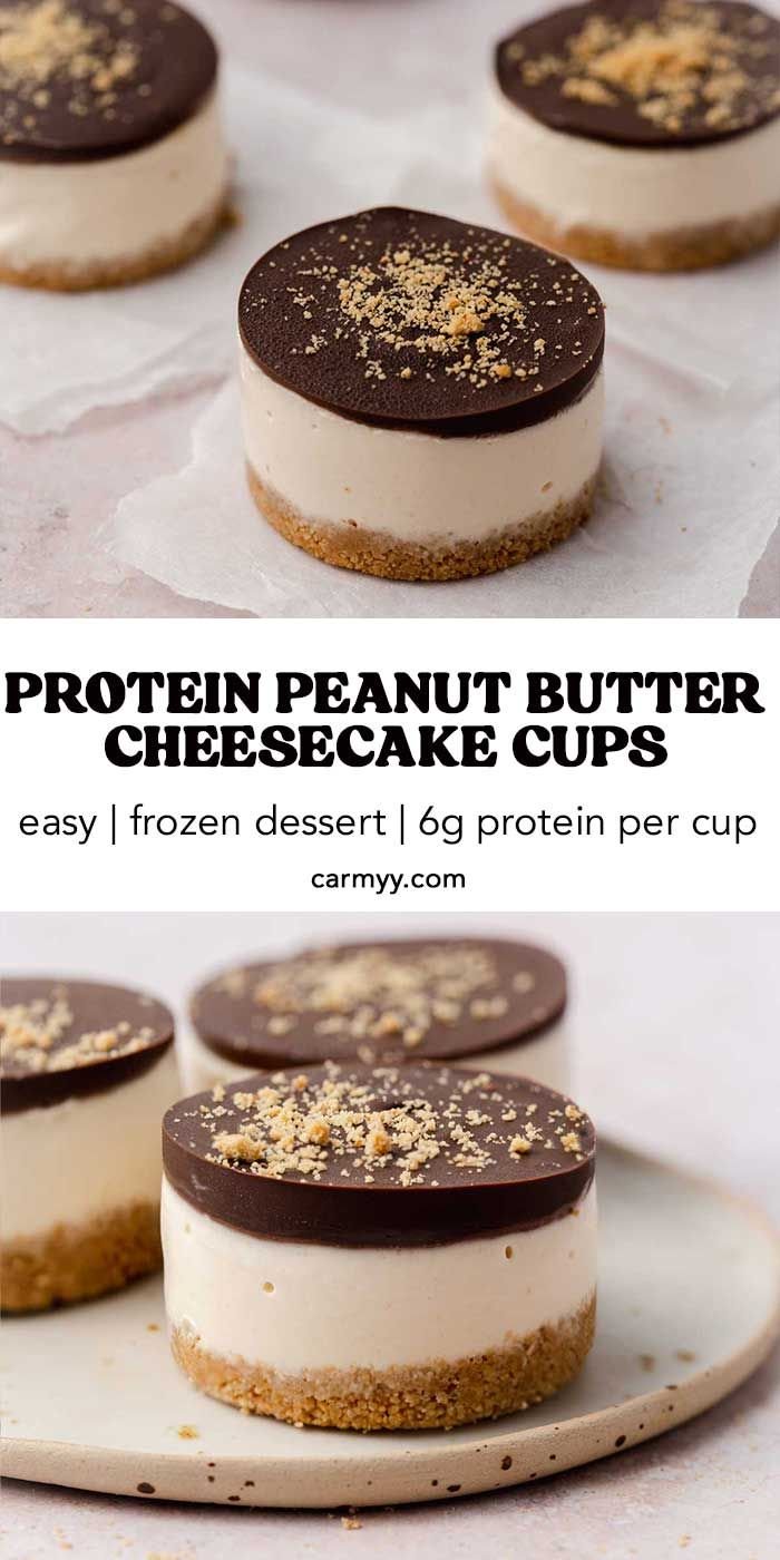 Protein Peanut Butter Cheesecake Cups