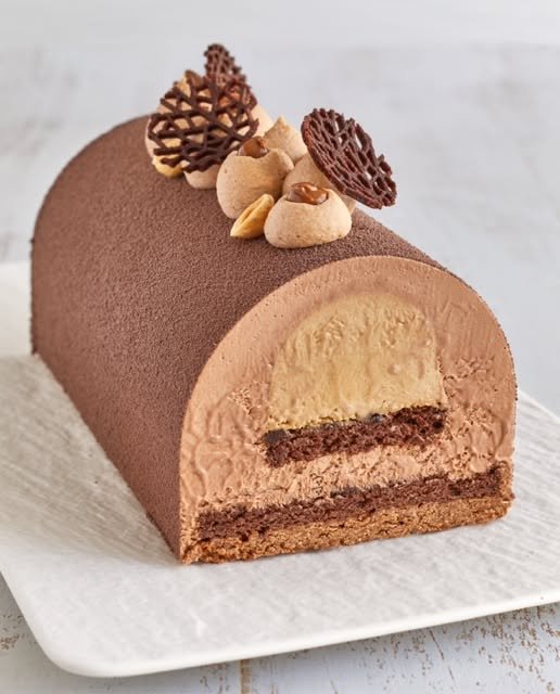 B&ucirc;che chocolats & pralin&eacute; | B&ucirc;che de No&euml;l p&acirc;tissi&egrave;re, B&ucirc;che Silikomart, B&ucirc;che Bueno