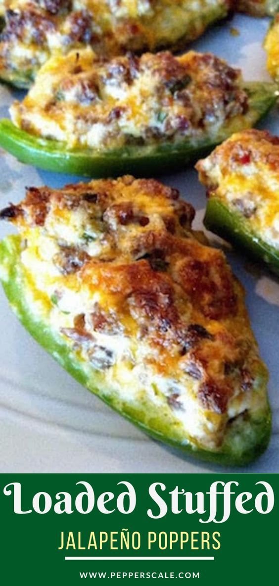 Sausage Stuffed Jalapeños
