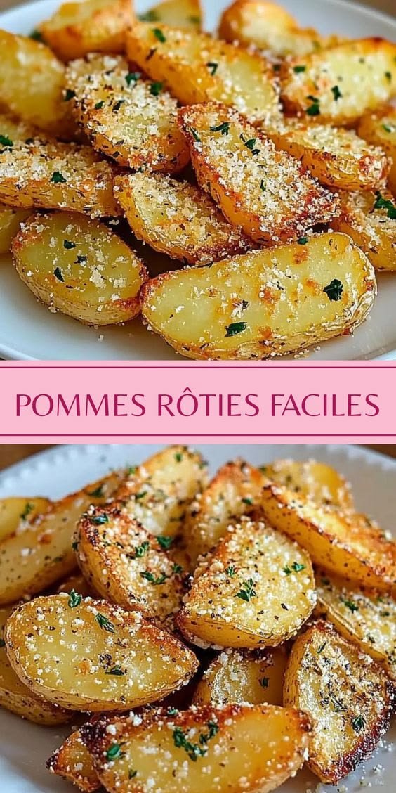 Pommes de terre rôties à l’ail et au parmesan irrésistibles