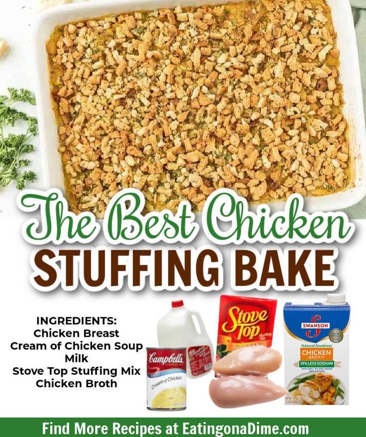 Chicken Stuffing Bake Recipe