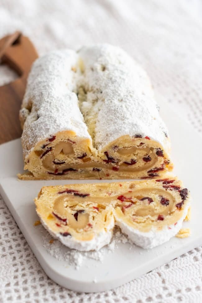 Marzipan-Stollen mit Cranberries - foodundco.de