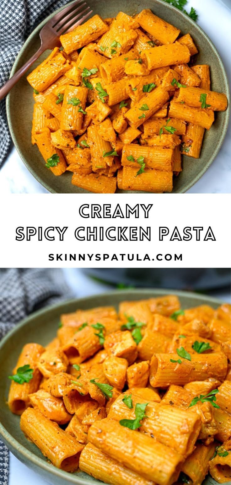 Easy Creamy Spicy Chicken Pasta