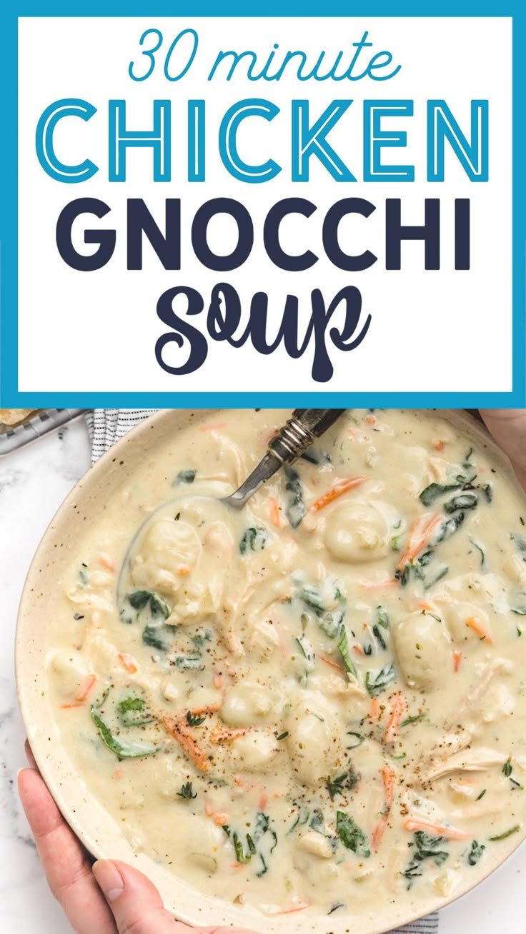 Rotisserie Chicken Gnocchi Soup
