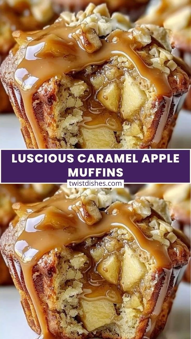 Caramel Apple Muffins