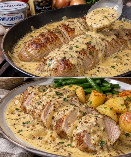 Filetbraten in Frischkäse Senfsauce in 15 Minuten - Kochen Mit Uns