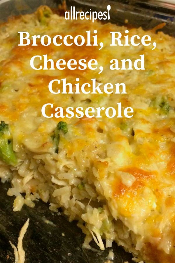 Broccoli, Rice, Cheese, and Chicken Casserole Recipe | Broccoli cheddar chicken, Tater tots, Chicken broccoli rice casserole