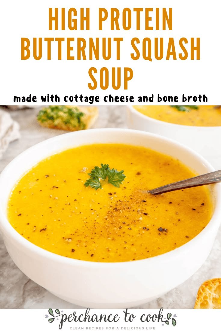High Protein Butternut Squash Soup