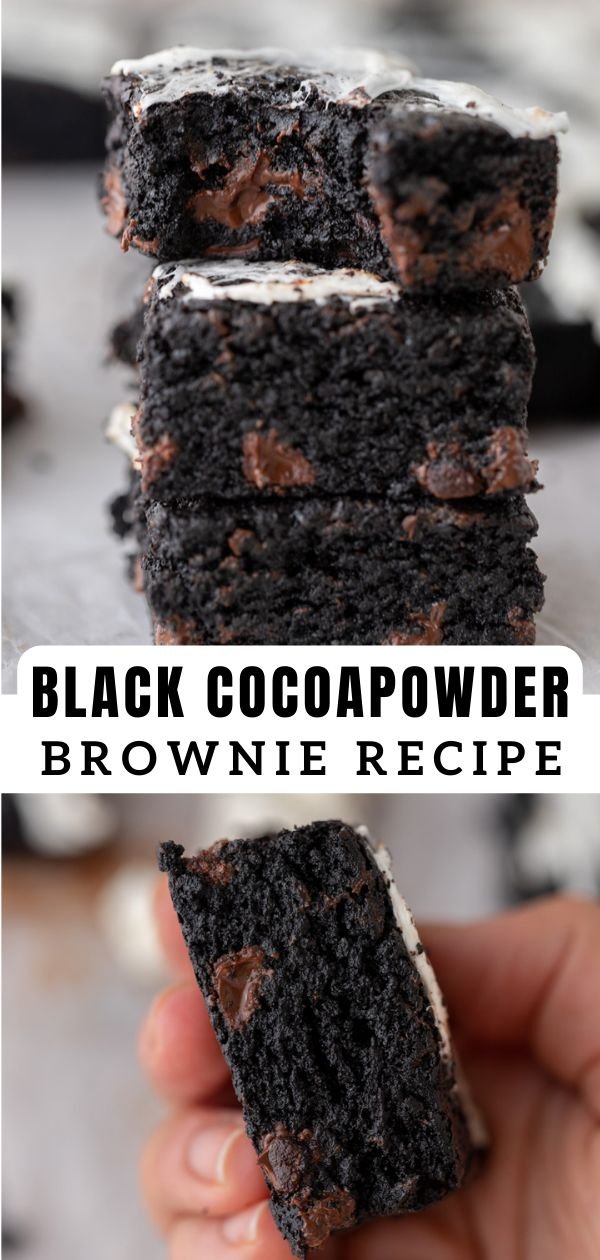 The best midnight black cocoa brownies recipe