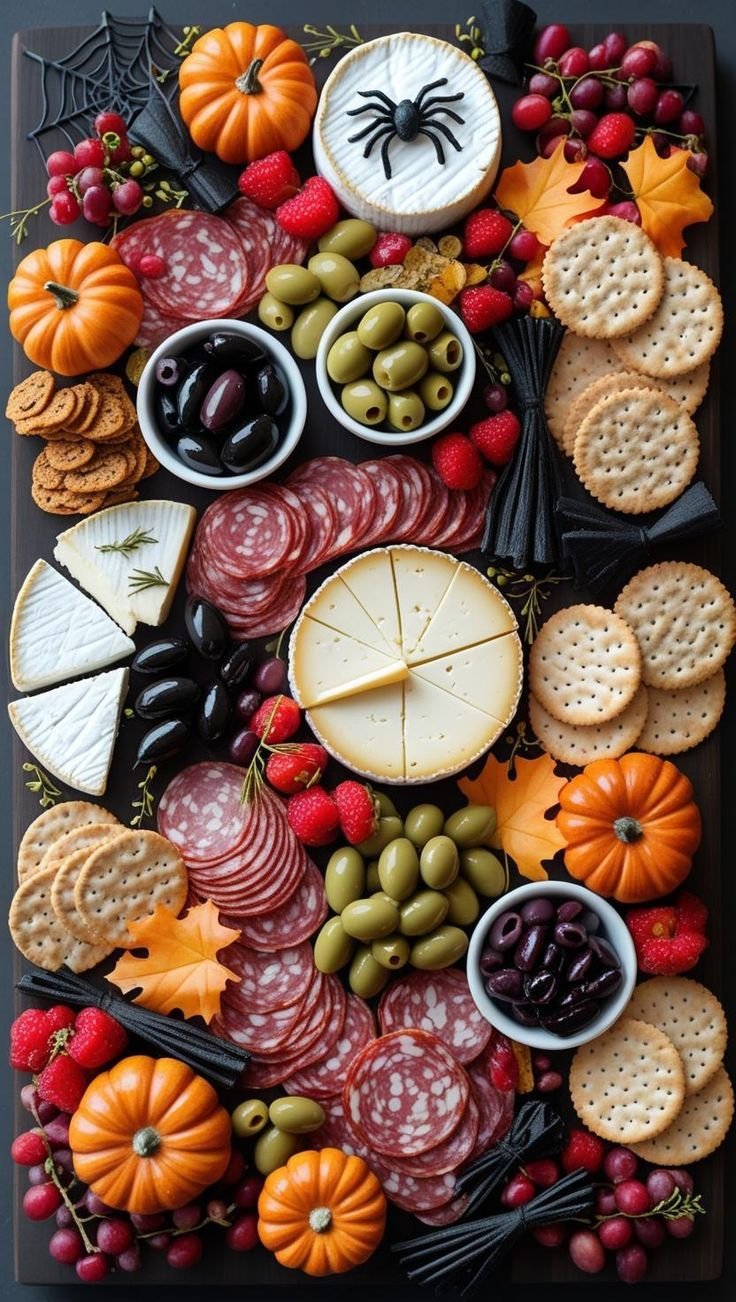 Halloween Platter & Food Board 🎃🍓 | Fun Party Snacks & Spooky Breakfast Ideas