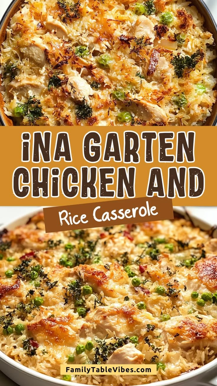 Ina Garten's Delicious Chicken and Rice Casserole Recipe - Family Table Vibes