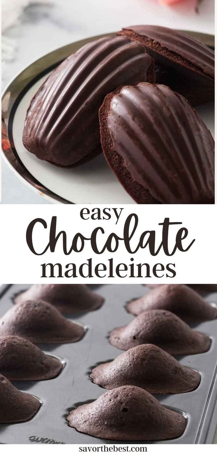 Madeleines au chocolat
