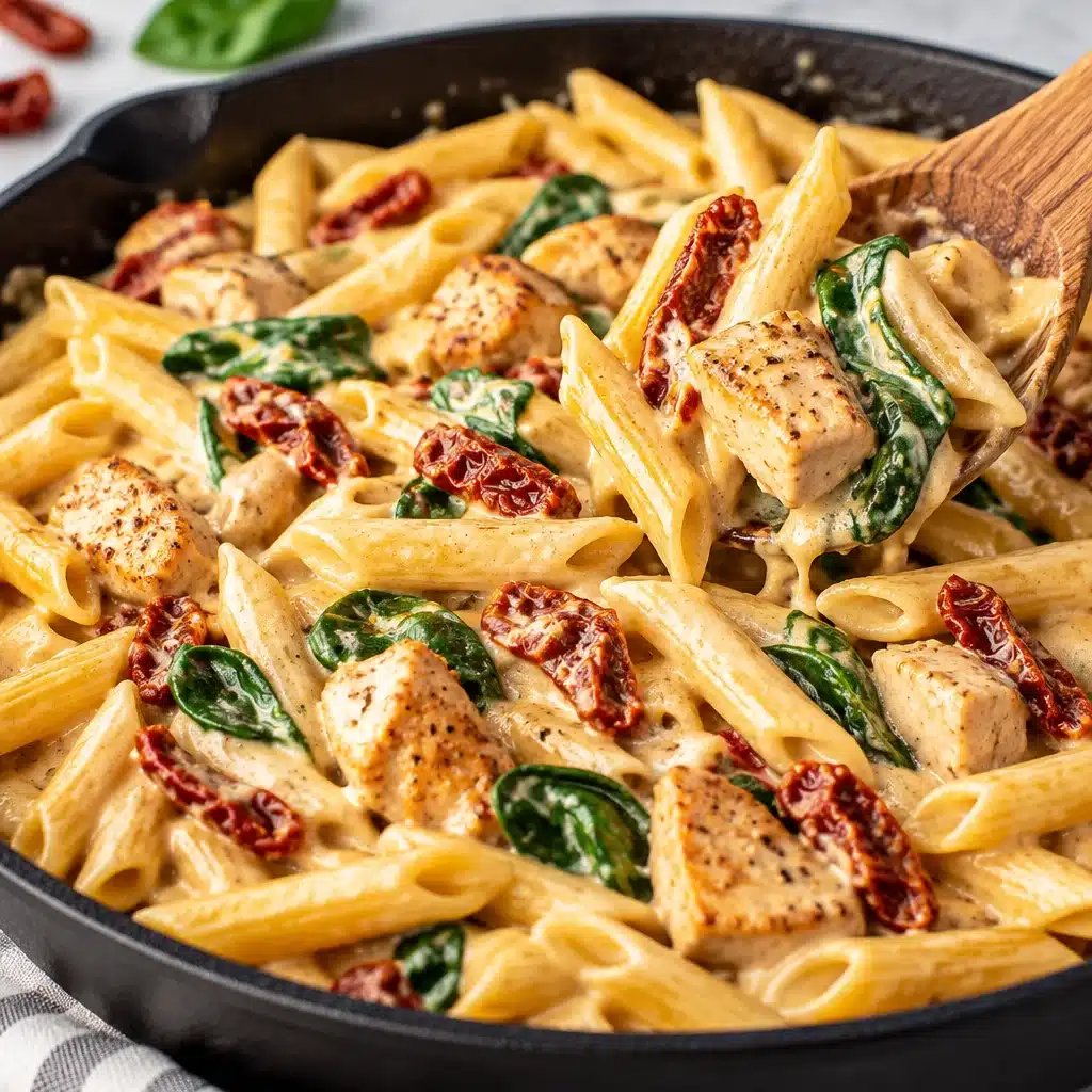 Savory Creamy Tuscan Chicken Pasta Easy Weeknight Recipe