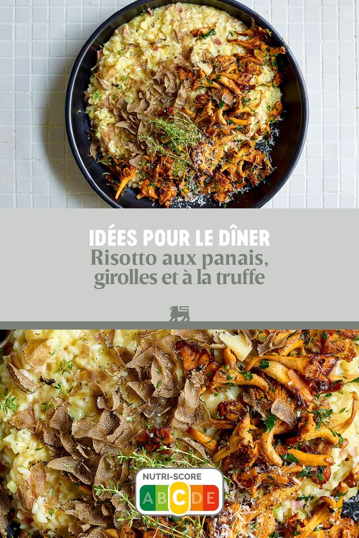 Risotto aux panais, girolles et à la truffe