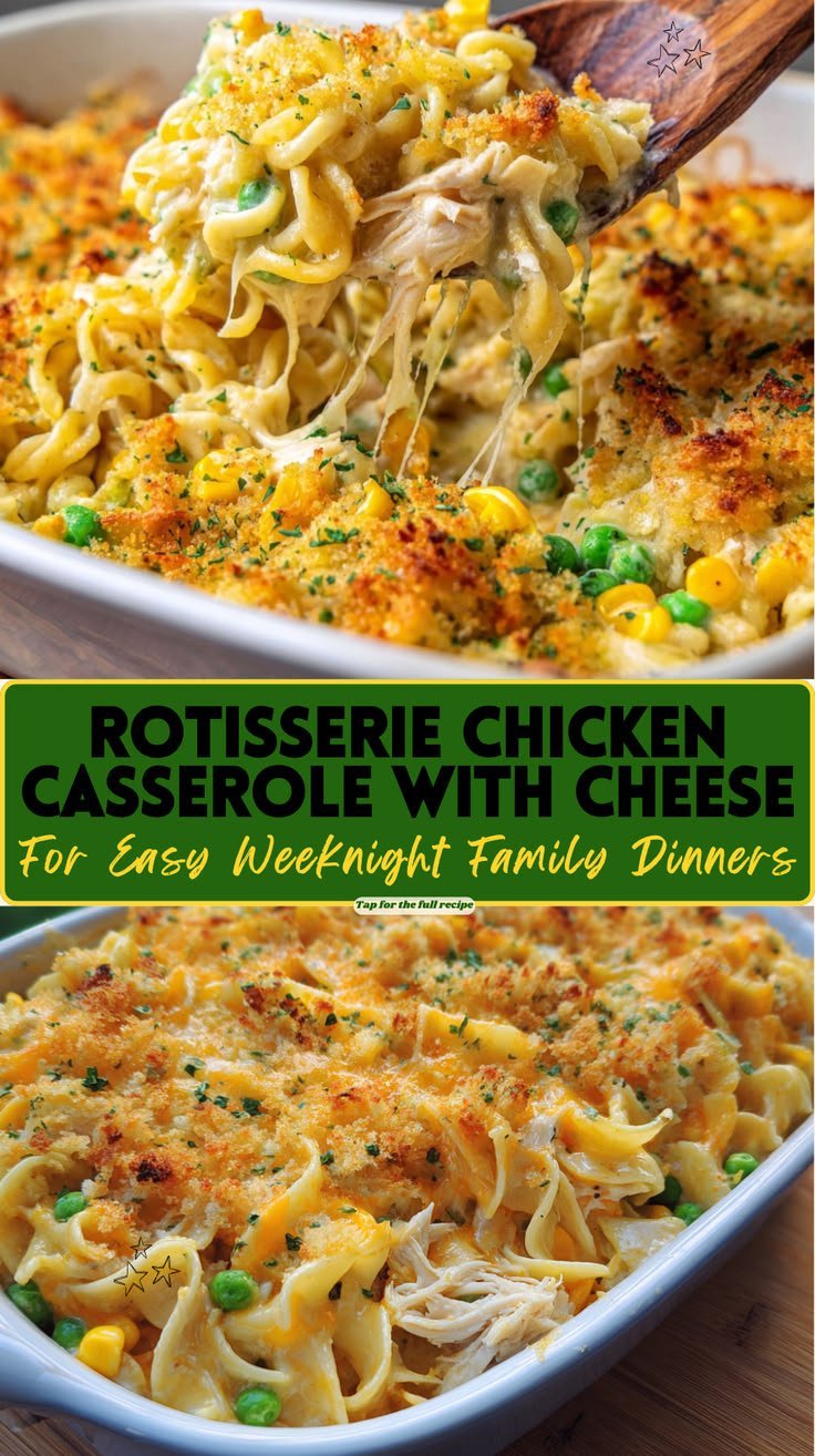 Rotisserie Chicken Casserole