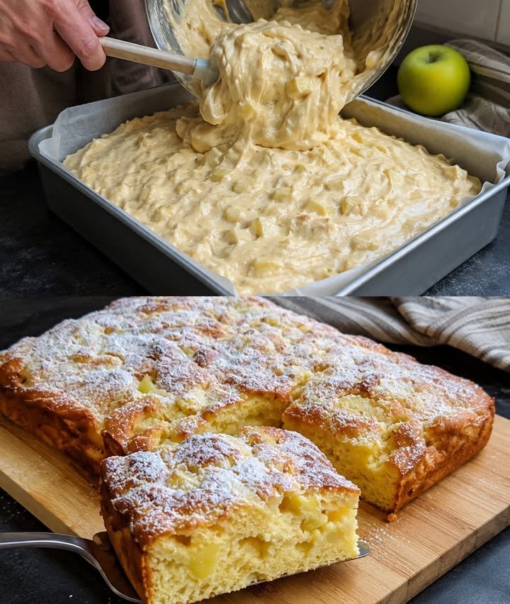 Apfelkuchen in 5 Minuten – Einfach & Lecker