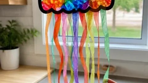 Jellyfish Suncatcher Craft