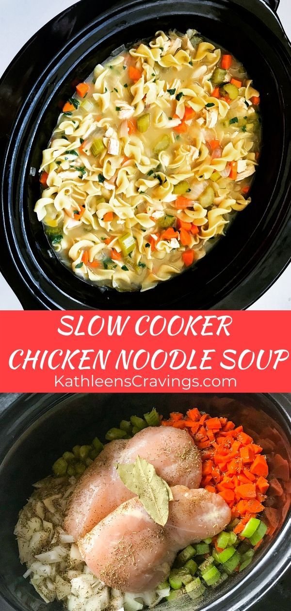 Slow Cooker Chicken Noodle Soup