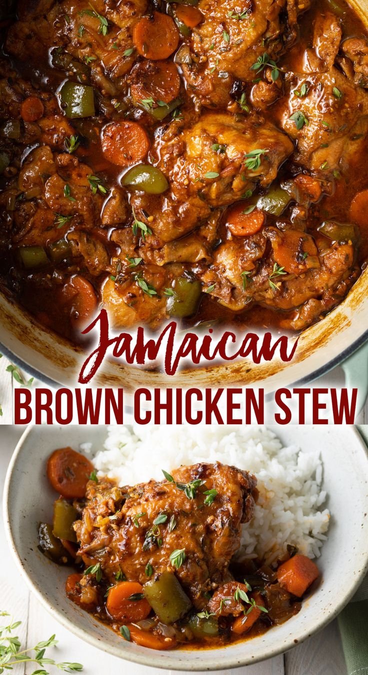 How to Make Jamaican Brown Stew Chicken | A Spicy Perspective