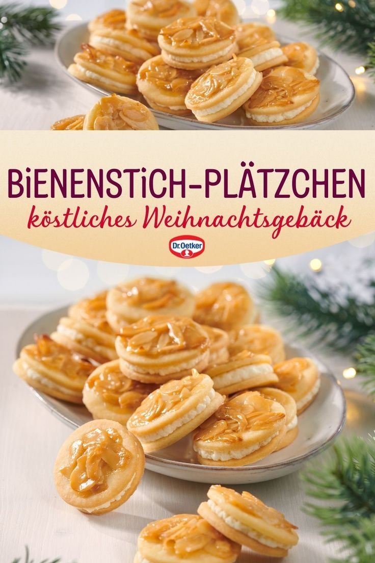 Bienenstich-Plätzchen | Leckeres Weihnachtsgebäck ✨🎄