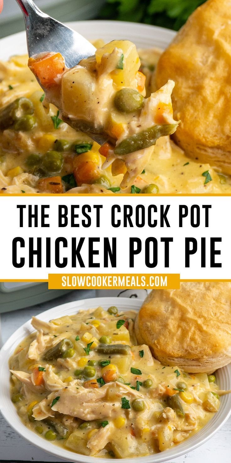 Crock Pot Chicken Pot Pie