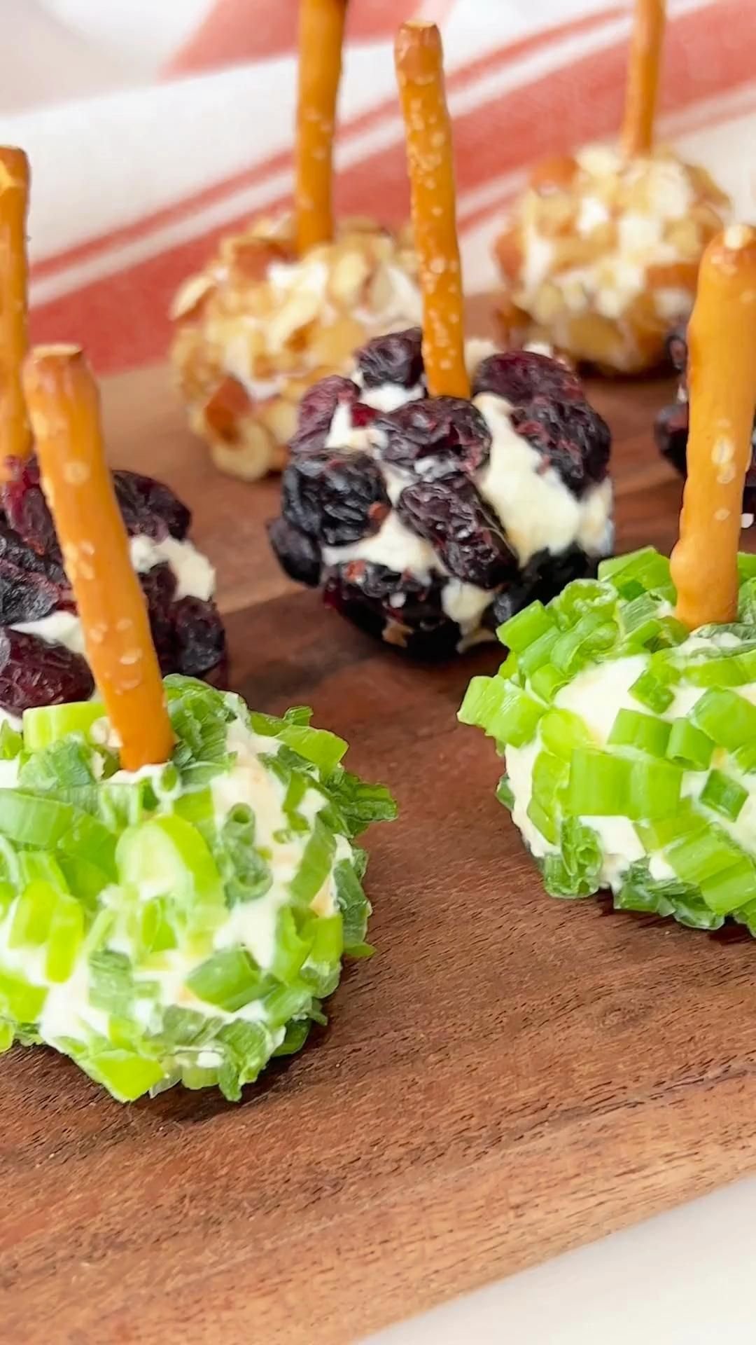Mini Cheese Ball Bites - tiny bite, big flavor