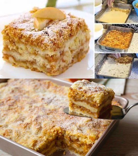 Verrückter Apfel-Streuselkuchen in 10 Minuten