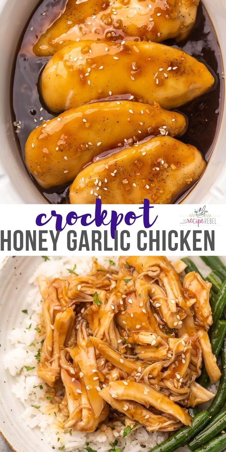Crockpot Honey Garlic Chicken