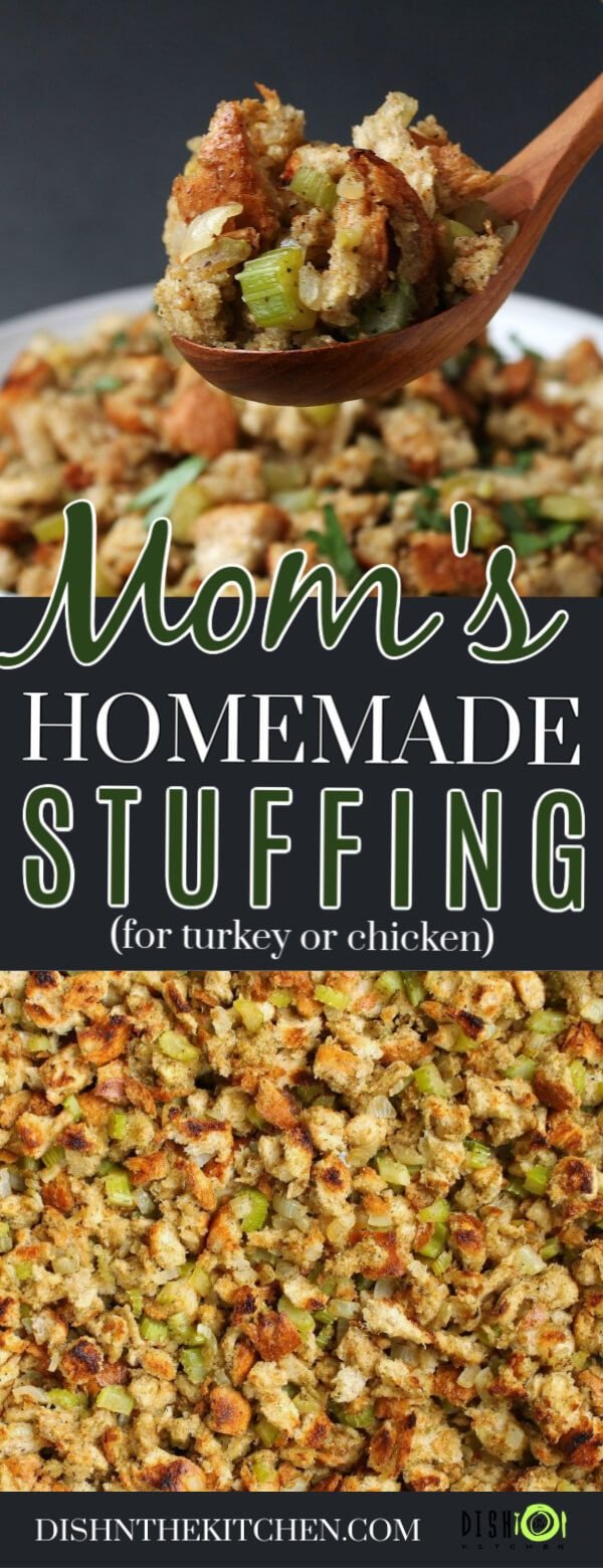 Classic Homemade Stuffing Recipe with Perfect Poultry Seasoning Flavor | Seasoning for turkey stuffing, Turkey stuffing spices, Turkey stuffing from scratch