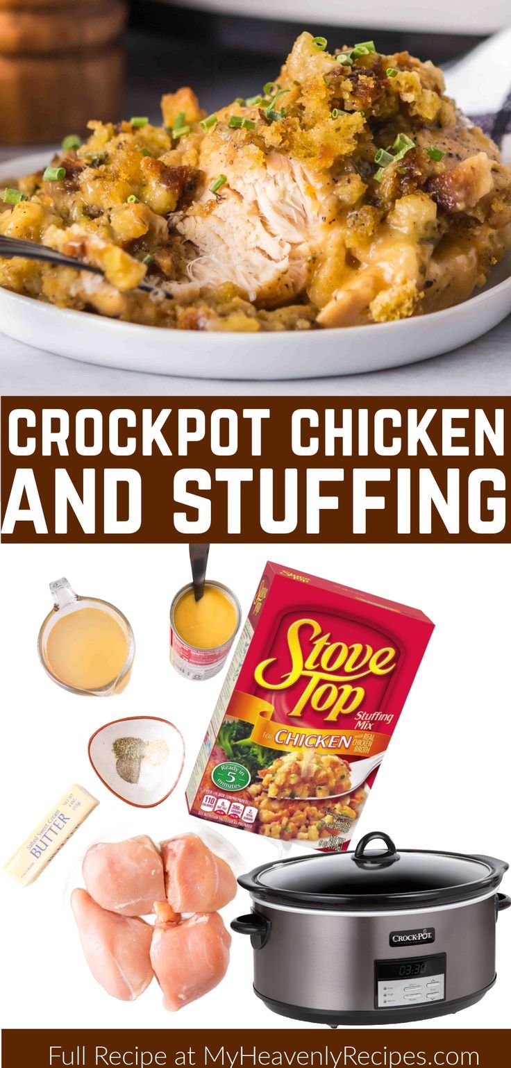 Crockpot Chicken and Stuffing Recipe
