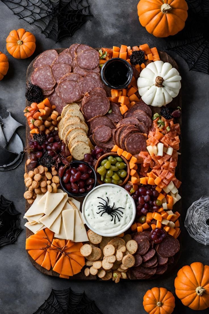 Fun and Festive Halloween Charcuterie Board