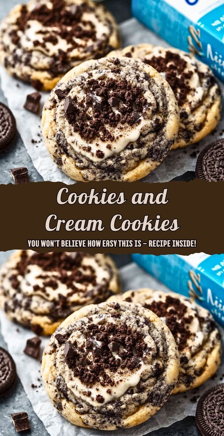 Cookies and Cream Cookies
