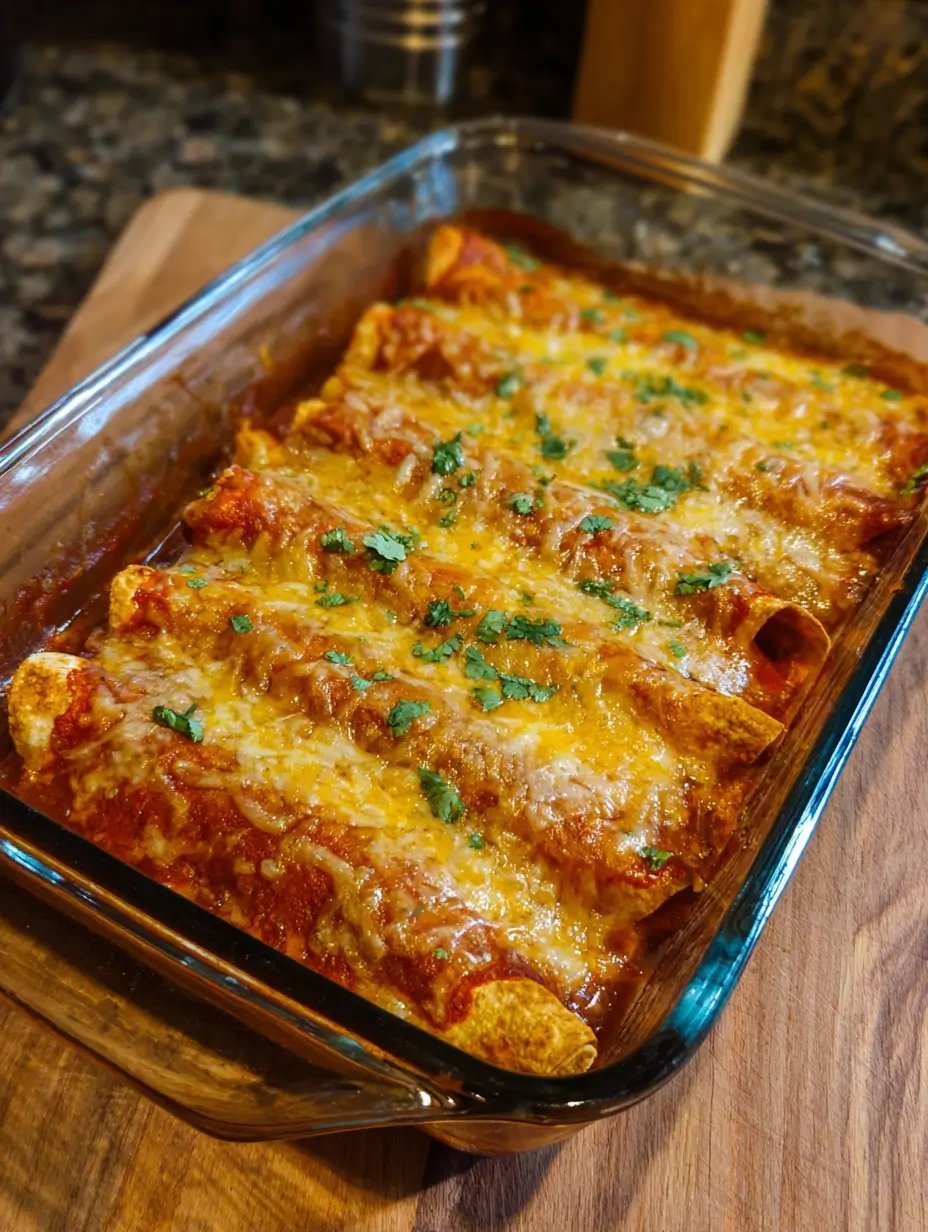 Cottage Cheese Chicken Enchiladas