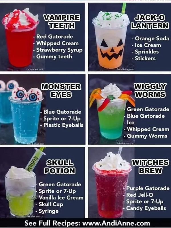𝓢𝓲𝓹 𝓢𝓸𝓬𝓲𝓮𝓽𝔂 | Halloween Drink Ideas For Children 💚 | Facebook | Halloween bartender drinks, Halloween drinks for teens, Halloween party non alcoholic drinks