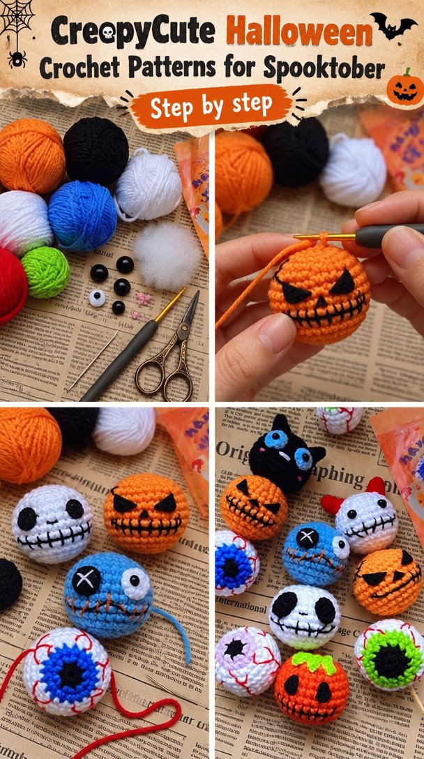 CreepyCute Halloween Crochet Patterns for Spooktober 5 CreepyCute Halloween Crochet Patterns for Spooktober