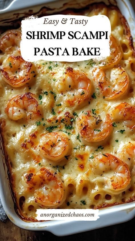 Seafood pasta recipes | Seafood dish recipes, Shrimp dishes, Shrimp scampi pasta bake