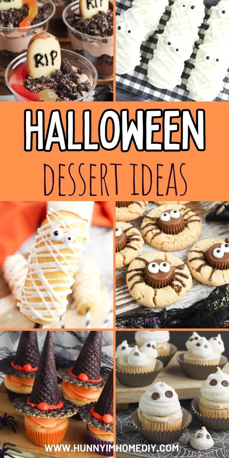Fun & Cute Halloween Themed Desserts for Parties