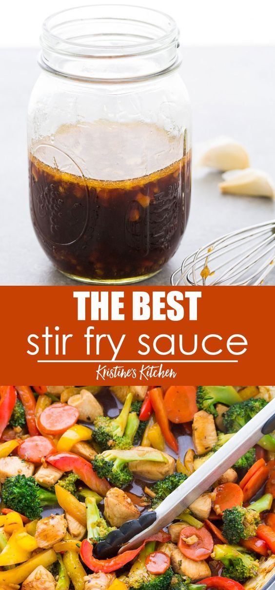 Stir Fry Sauce - The Only Recipe You'll Ever Need! | Healthy Stir Fry Recipes Sauces, Honey Stir Fry Sauce, Easy Healthy Stir Fry Sauce