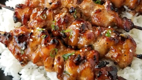 Teriyaki Chicken Skewers