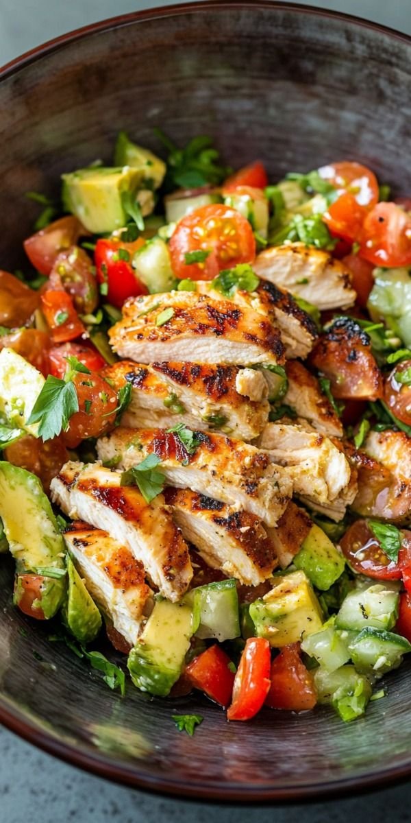 Healthy Avocado Chicken Salad