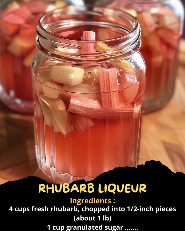 Rhubarb Liqueur