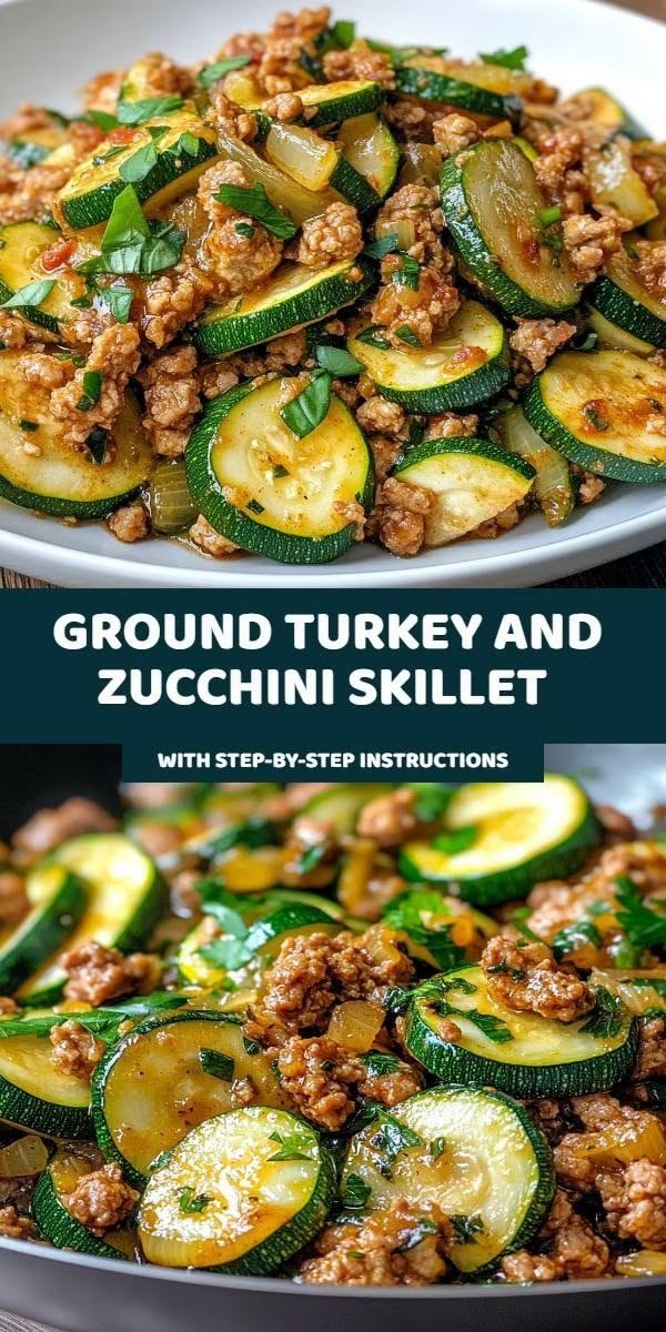Ground Turkey and Zucchini Skillet