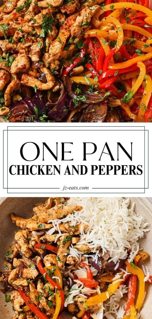 One Pan Chicken and Peppers